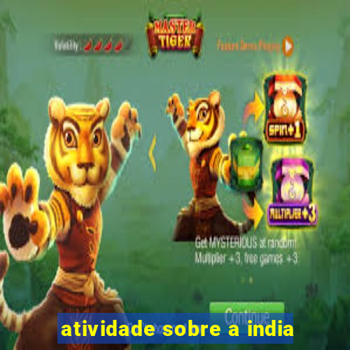 atividade sobre a india